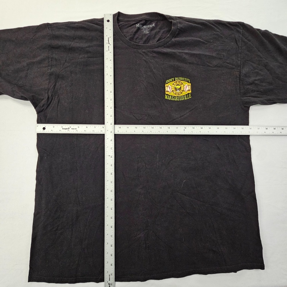 Margaritaville Key West Black Short Sleeve Cotton T-Shirt Men's 2XL - Picture 6 of 8